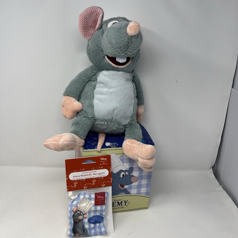 Scentsy Disney Ratatouille Remy Scentsy Buddy Plush With Scent Pack In Box‎